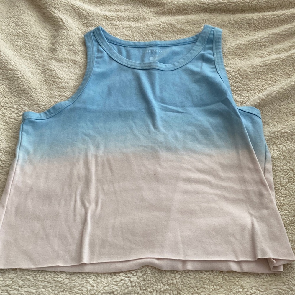 American Eagle tie dye tank